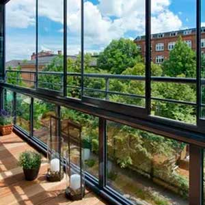 Панорамные балконные рамы